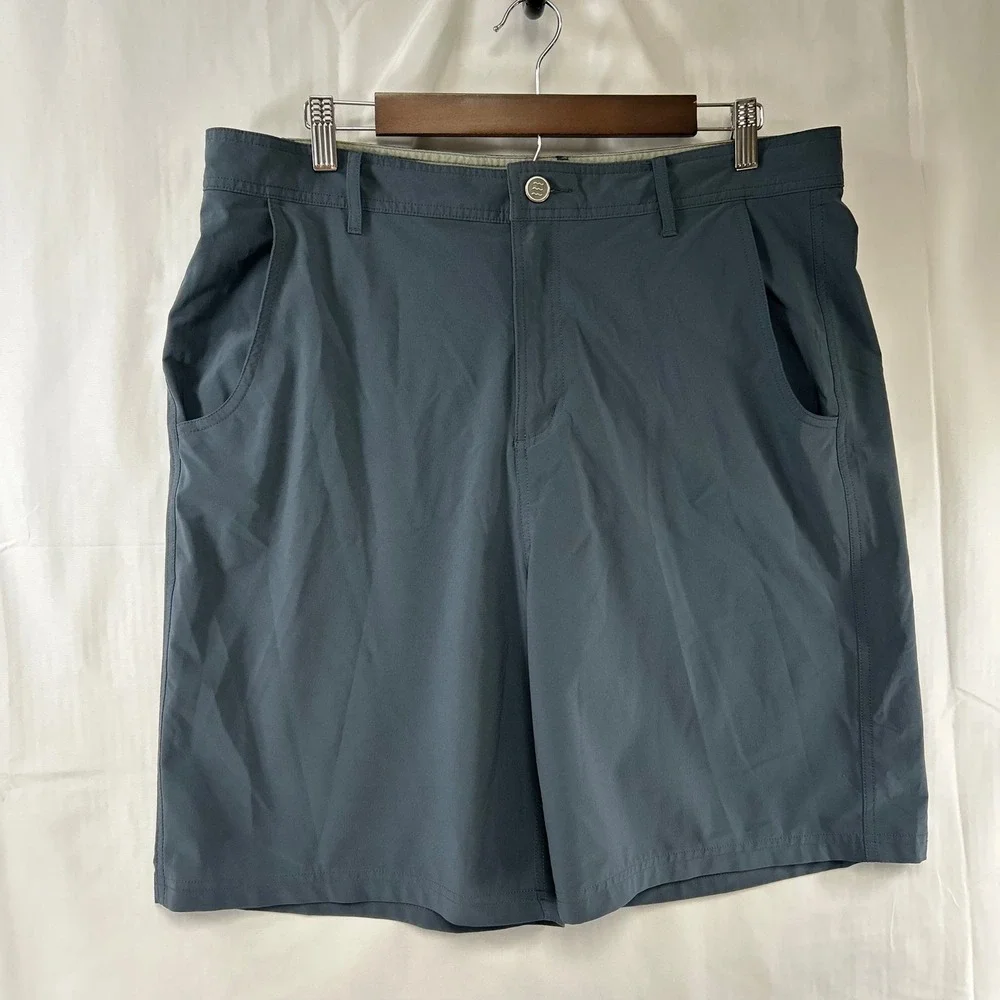 Free Fly Performance Shorts Mens 36 Blue Stretch Lightweight Activewear